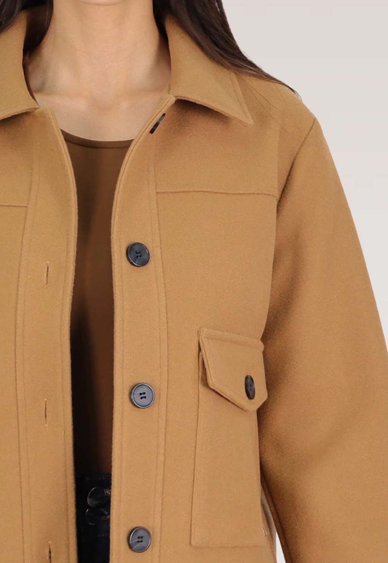 CHAQUETA PAÑO OVERSIZE - 3