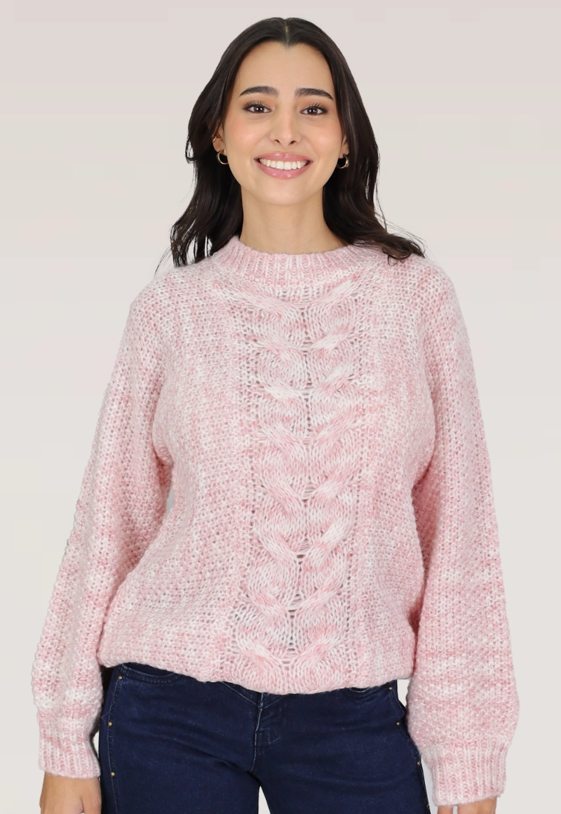SWEATER OVERSIZE TRENZA POLIAMIDA - 1