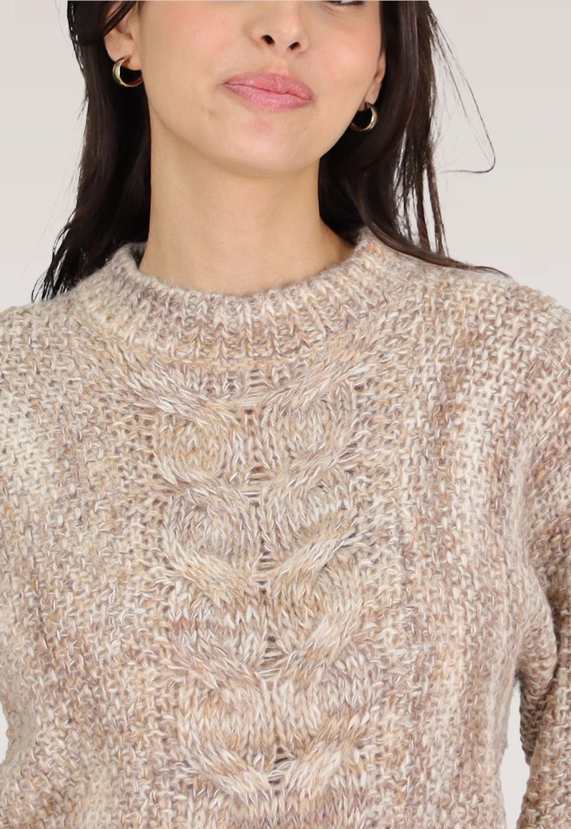 SWEATER OVERSIZE TRENZA POLIAMIDA - 3
