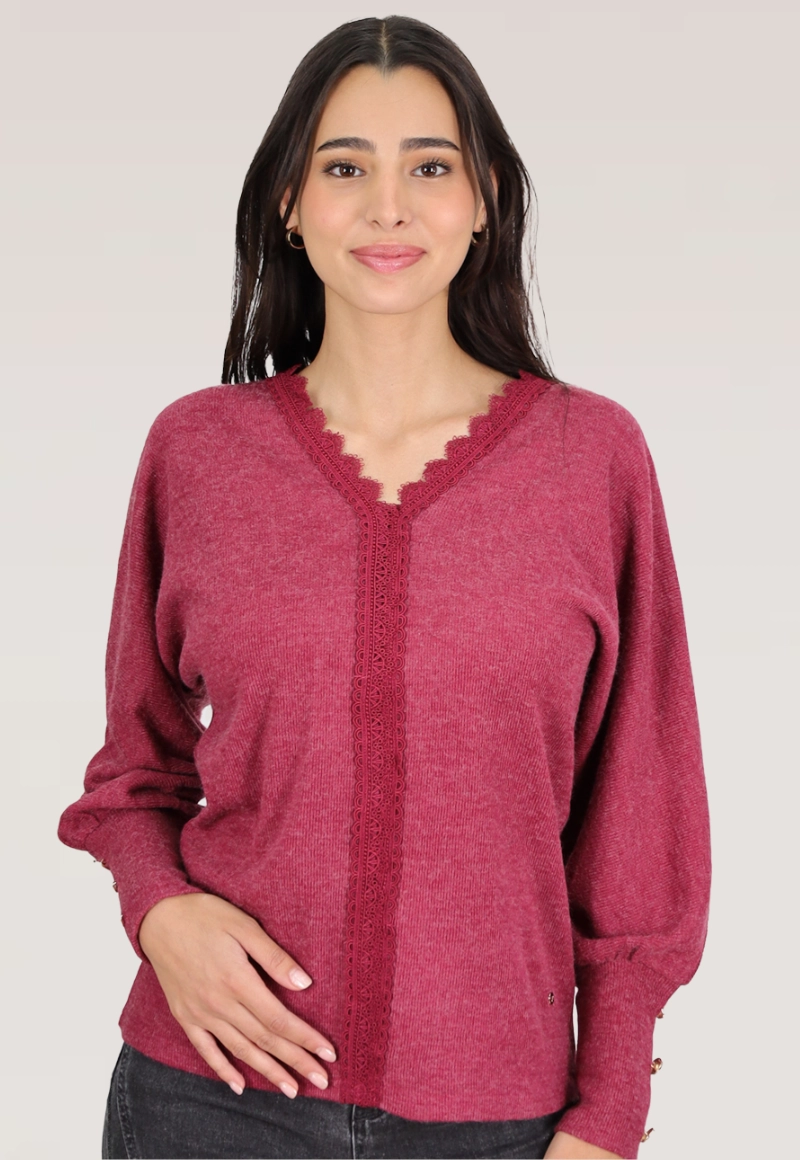 TOP BRODERIE BURDEO TENTATION - 1