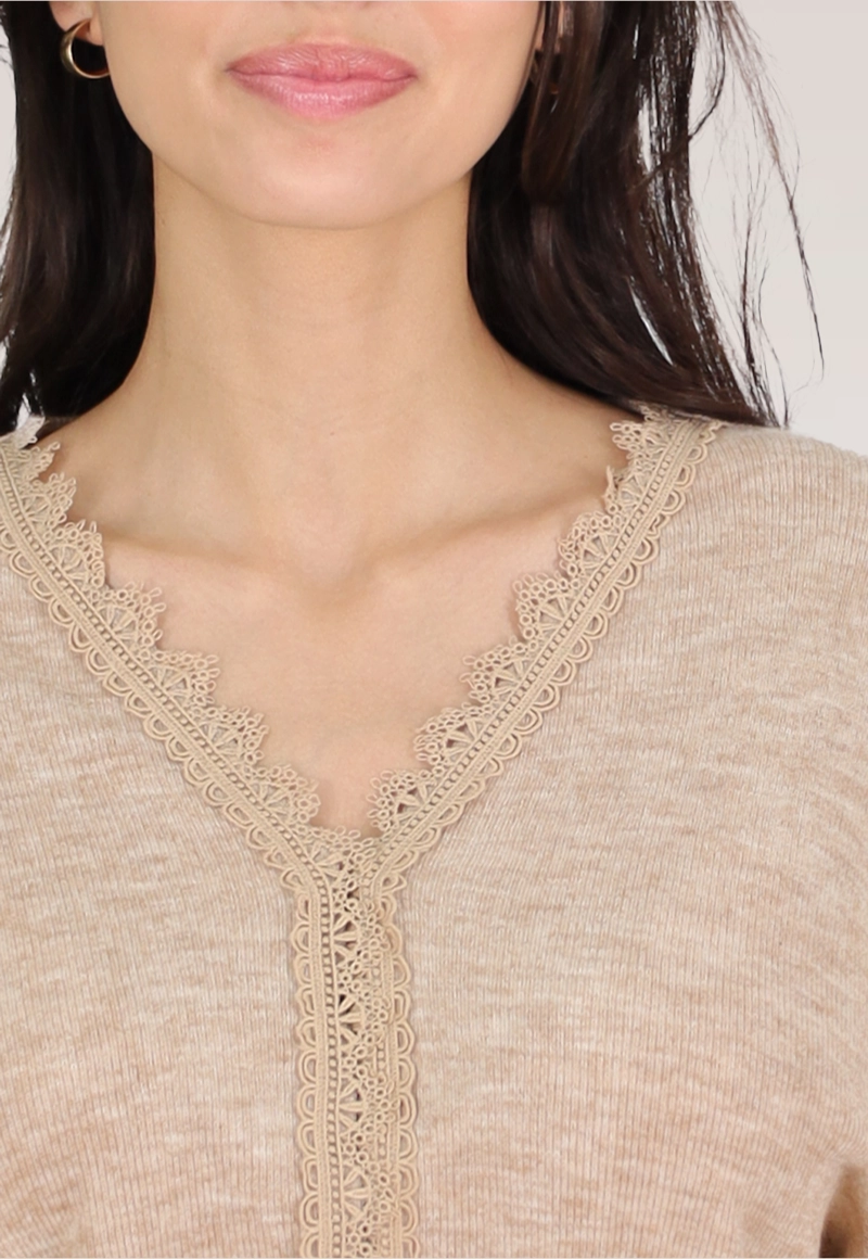 TOP BRODERIE TOSTADO TENTATION - 3