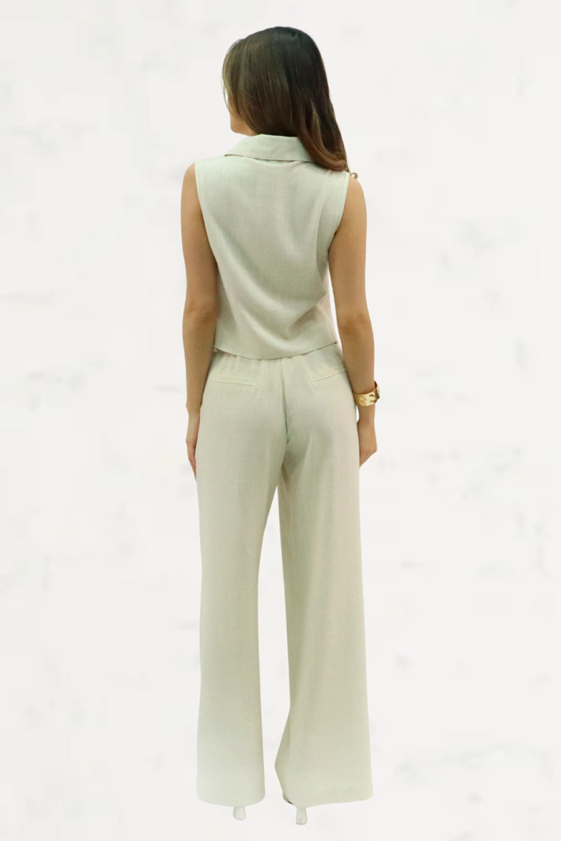 PANTALON LINO CRUDO TENTATION - 2
