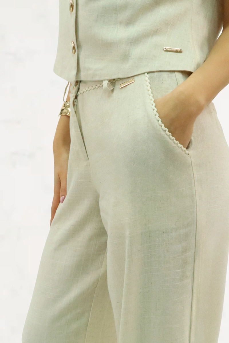 PANTALON LINO CRUDO TENTATION - 4