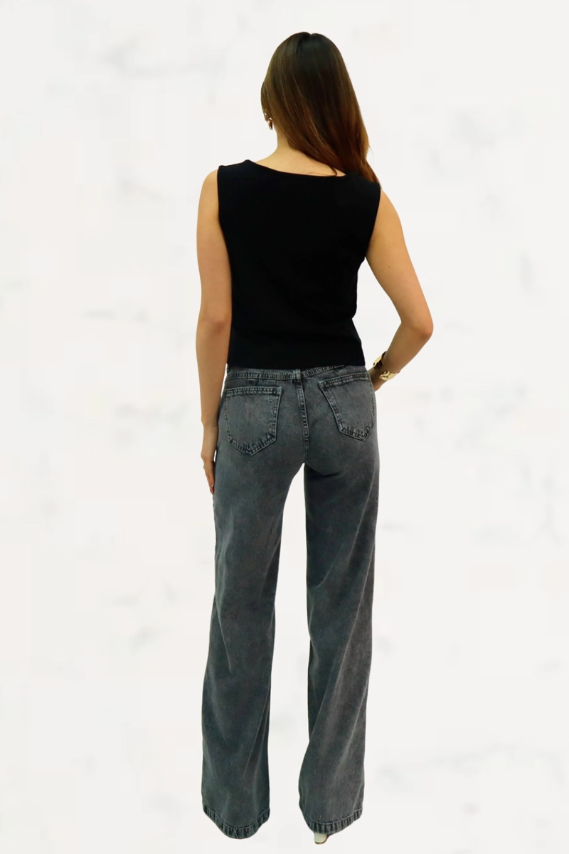WIDE LEG  CON ESTRELLAS RIGIDO - 2