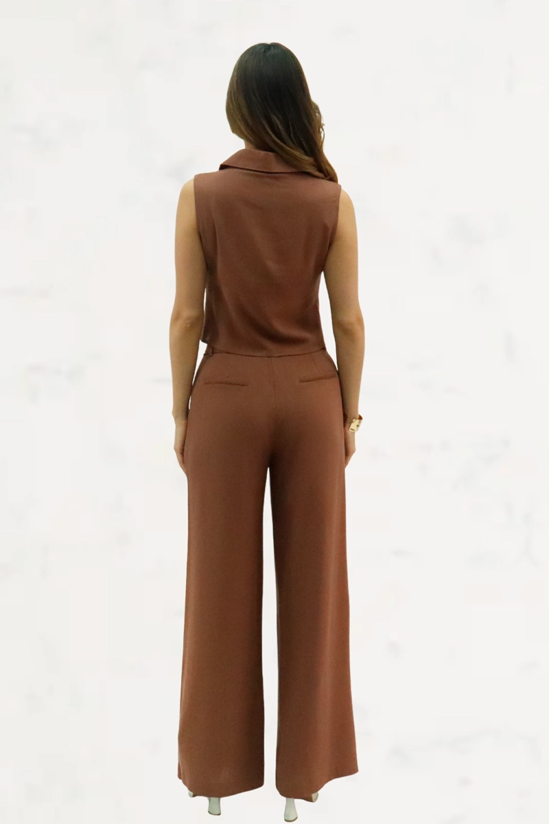 PANTALON LINO CAFE TENTATION - 2