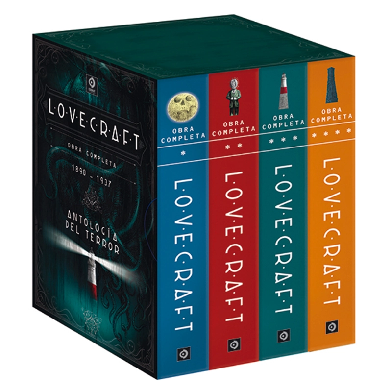 LIBRO H.P. LOVECRAFT OBRA COMPLETA 4 VOLUMENES - LOVECRAFT, H. P. - 1
