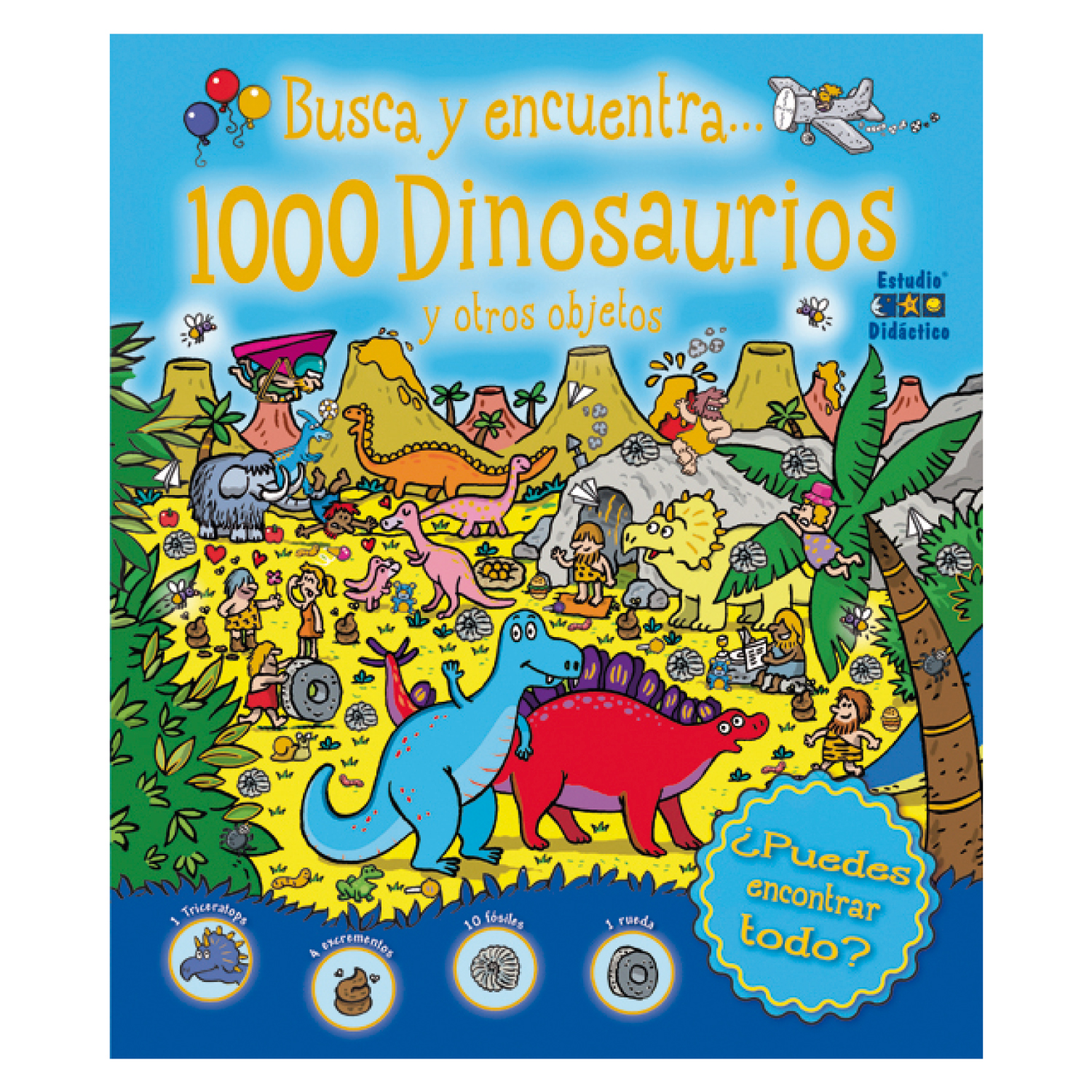 LIBRO 1000 DINOSAURIOS Y OTROS OBJETOS - EQUIPO EDITORIAL - 1