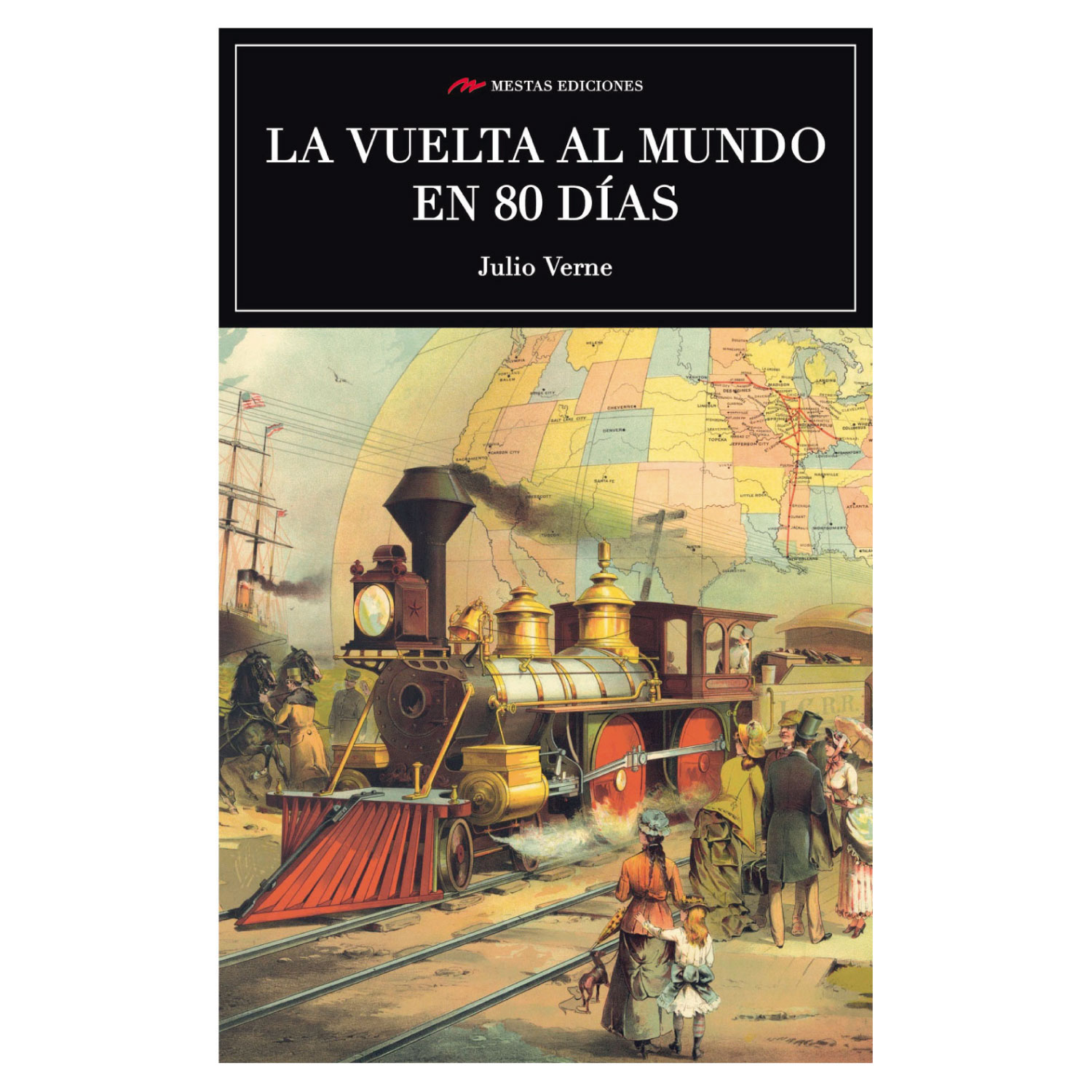 LIBRO LA VUELTA AL MUNDO EN 80 DIAS - VERNE, JULIO - 1