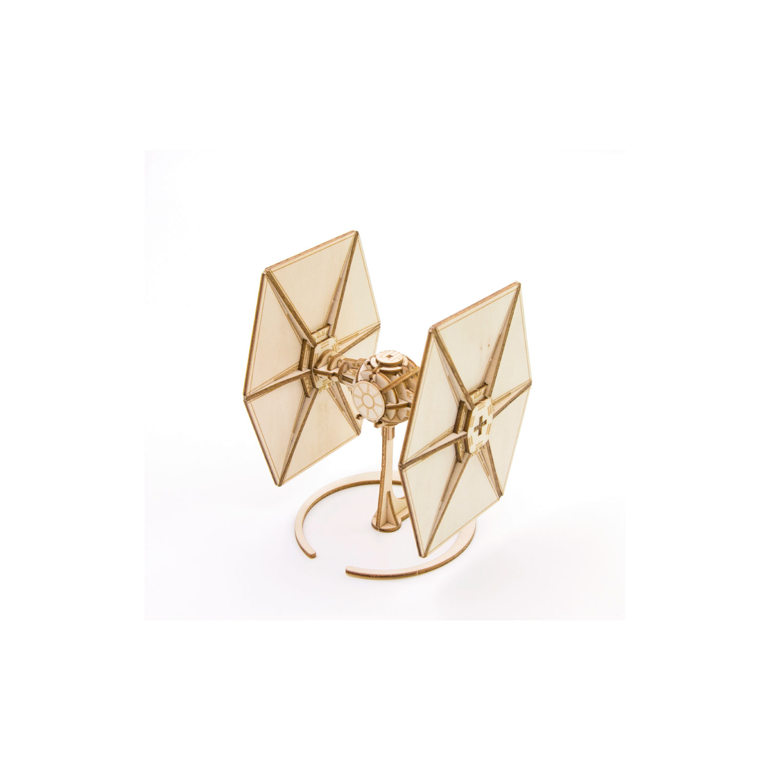 STAR WARS: TIE FIGHTER - LIBRO Y MODELO PARA ARMAR 3D-MADERA - INSIGHT - 2
