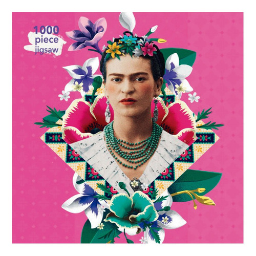 ROMPECABEZA FLAMETREE MULTICOLOR DE FRIDA KAHLO: PINK - 1000 PIEZAS - 1