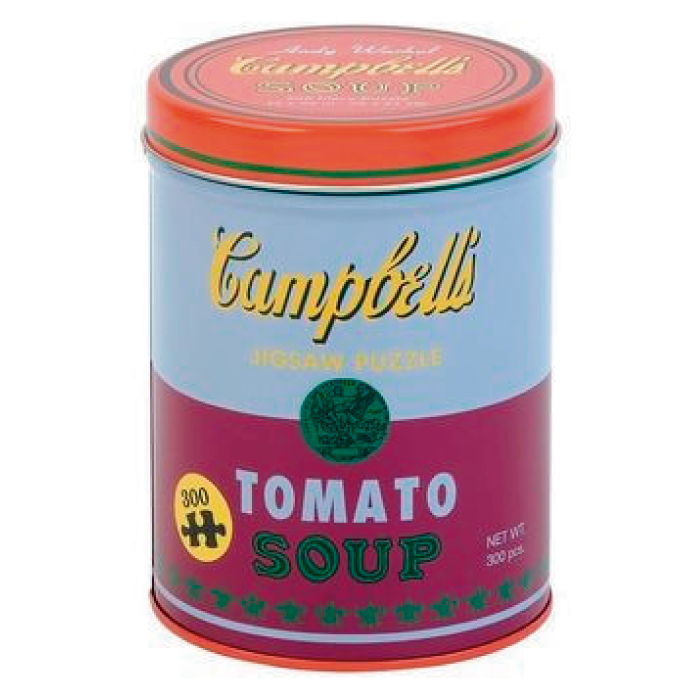 ROMPECABEZA GALISON MULTICOLOR DE ANDY WARHOL: LATA CAMPBELL SOUP - 300 PIEZAS - 1