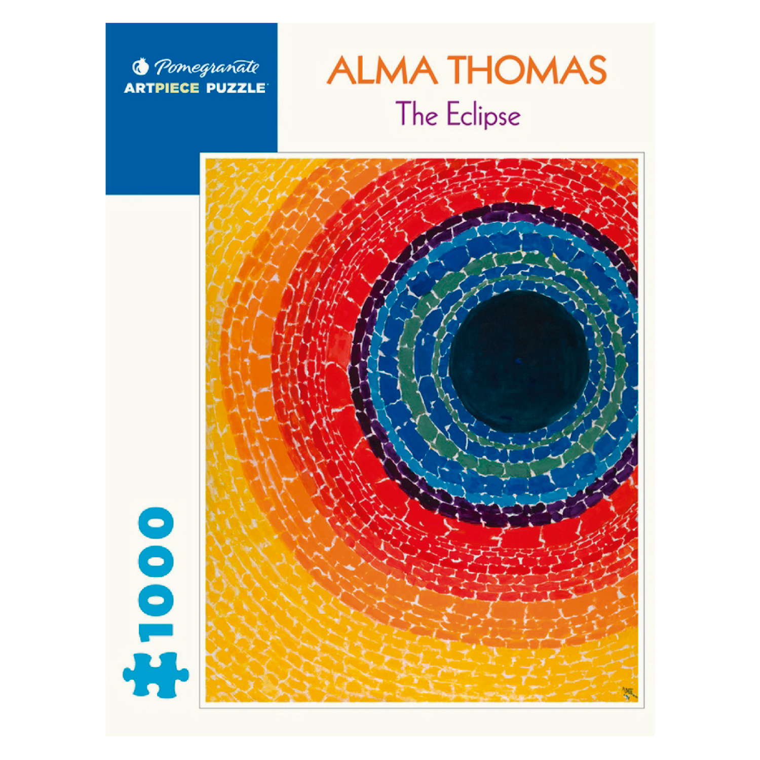 ROMPECABEZA POMEGRANATE MULTICOLOR DE ALMA THOMAS: THE ECLIPSE - 1000 PIEZAS - 1