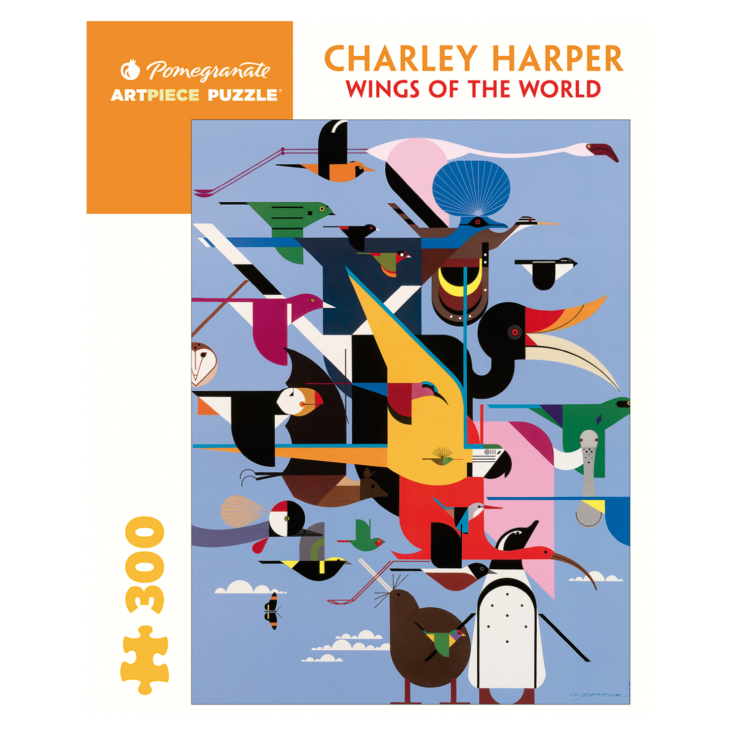 ROMPECABEZA POMEGRANATE MULTICOLOR CHARLEY HARPER WINGS OF THE WORLD 300 PIEZAS - 1