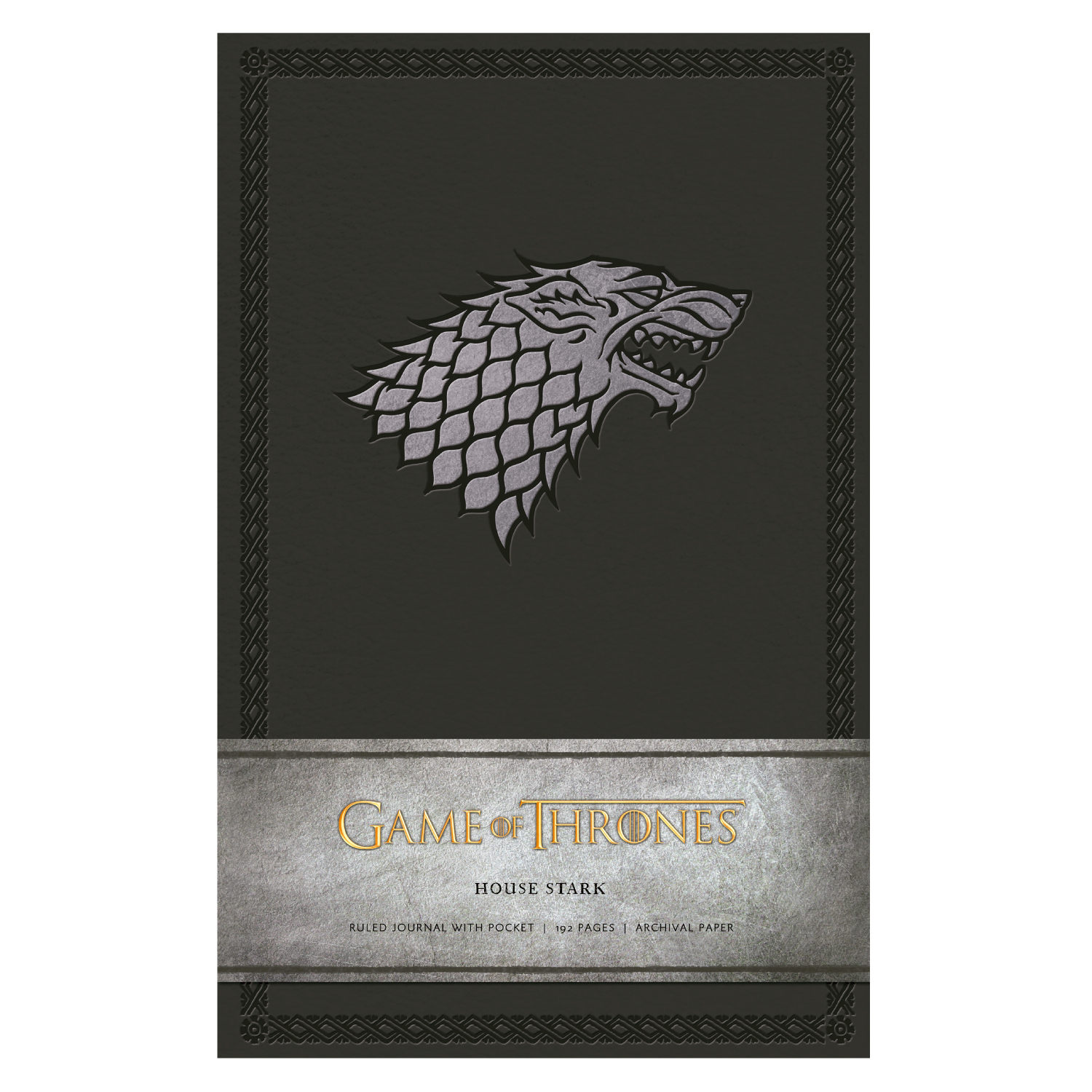 LIBRETA GAME OF THRONES HOUSE STARK TAPA DURA LUJO MEDIUM INSIGHT EDITIONS - 1