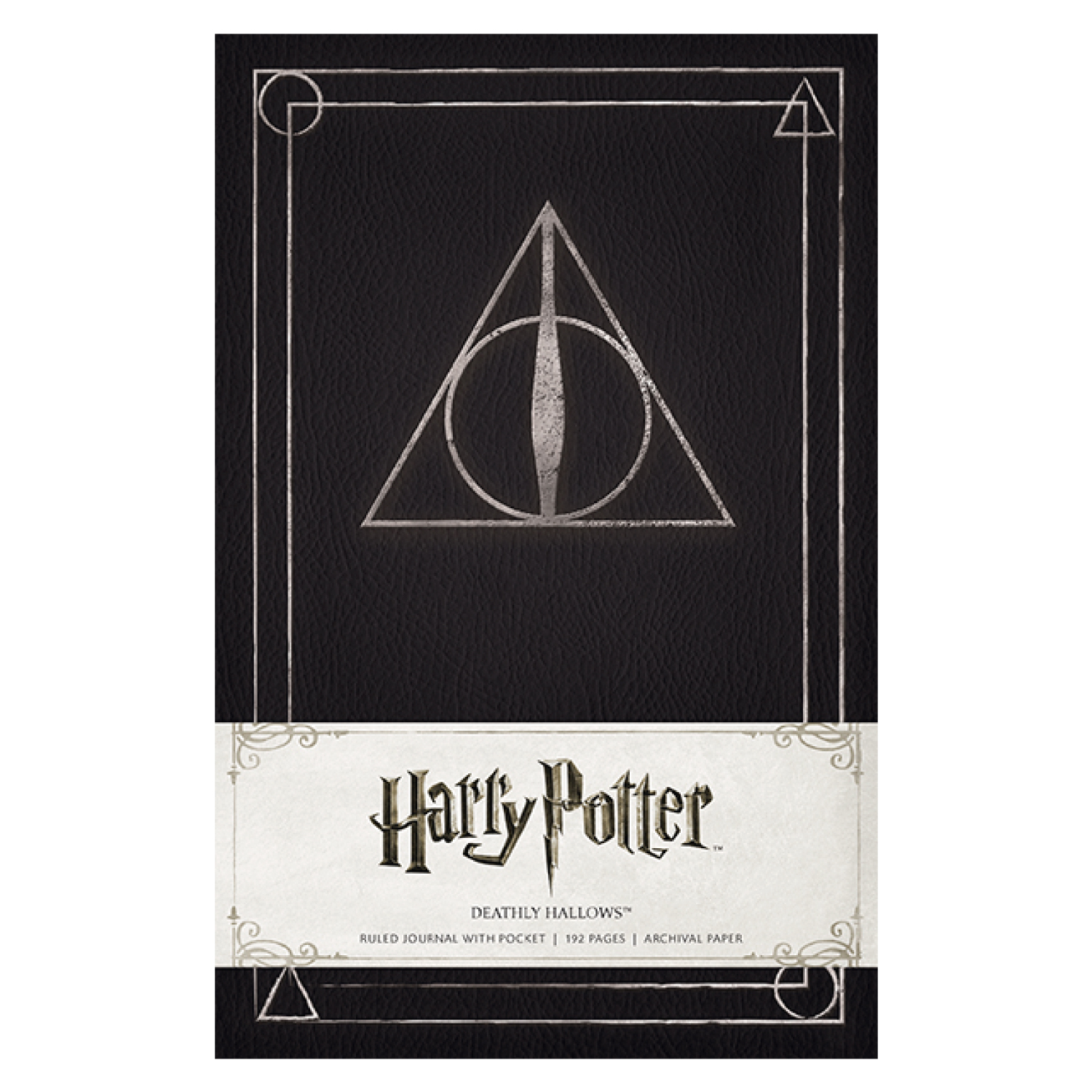 LIBRETA HARRY POTTER DEATHLY HALLOWS TAPA DURA LUJO MEDIUM INSIGHT EDITIONS - 1