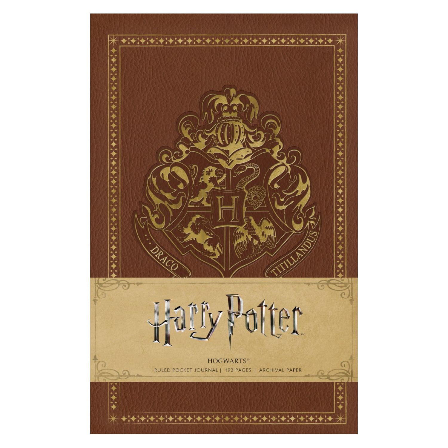 LIBRETA HARRY POTTER HOGWARTS LUJO TAPA DURA BOLSILLO INSIGHT EDITIONS - 1