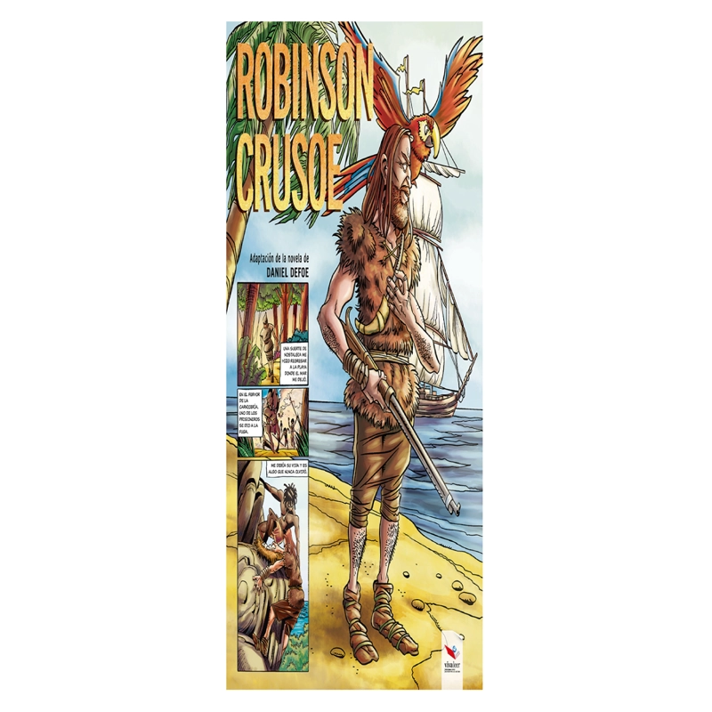 ROBINSON CRUSOE NOVELA GRAFICA TAPA DURA - 1