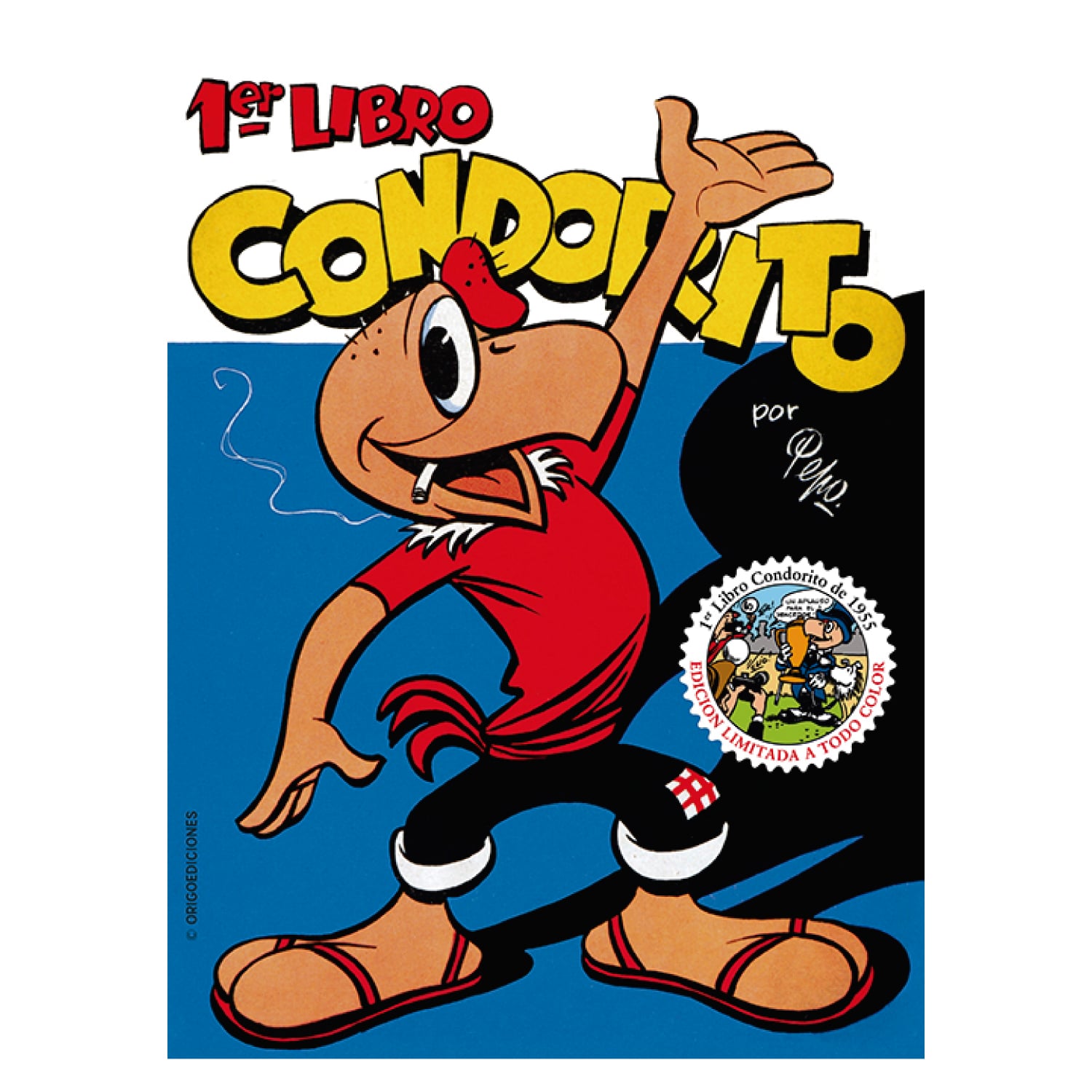 LIBRO CONDORITO 1ER 1955 A TODO COLOR PEPO - 1