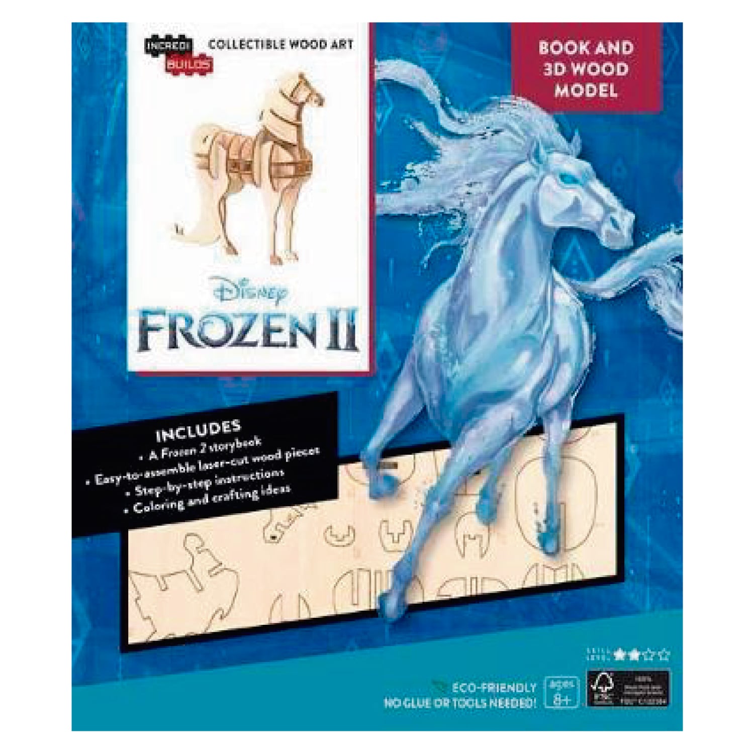 FROZEN 2 WATER NOKK LIBRO Y MODELO PARA ARMAR ENMADERA - INSIGHT EDITIONS - 1