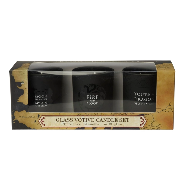 GAME OF THRONES: SET DE VELAS EN VASOS