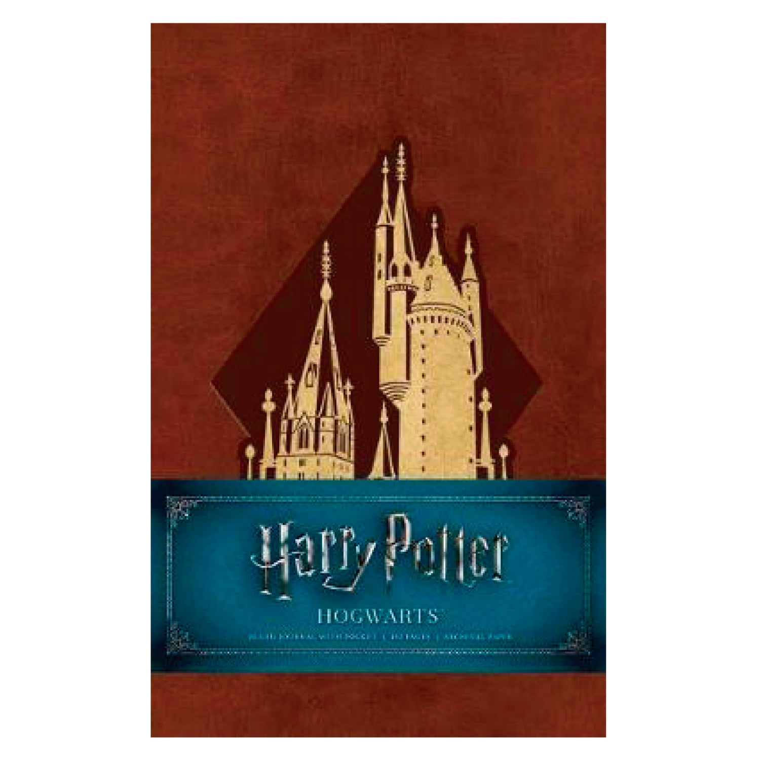 LIBRETA HARRY POTTER HOGWARTS MEDIUM TAPA DURA INSIGHT EDITIONS - 1