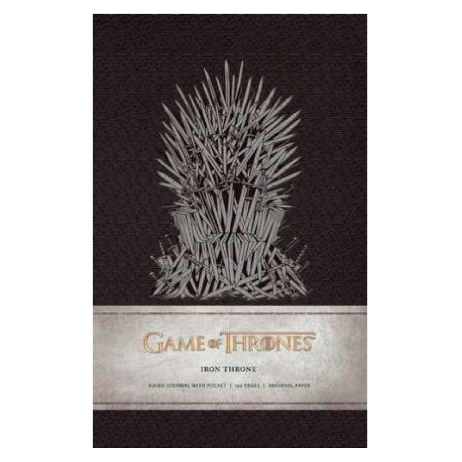 LIBRETA GAME OF THRONES IRON THRONE MEDIANA TAPA DURA HBO - 1