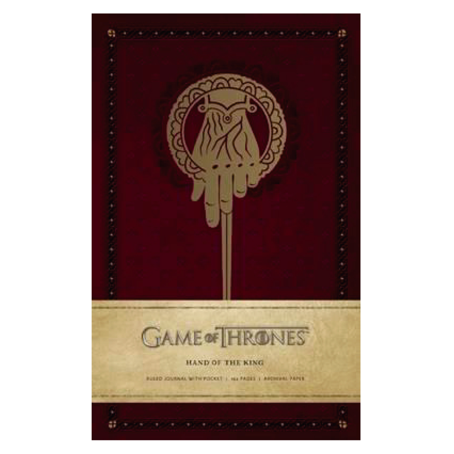 LIBRETA GAME OF THRONES HAND OF THE KING MEDIANA TAPA DURA HBO - 1