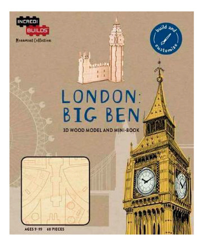 LONDRES BIG BEN, MODELO PARA ARMAR - INSIGHT EDITIONS - 1
