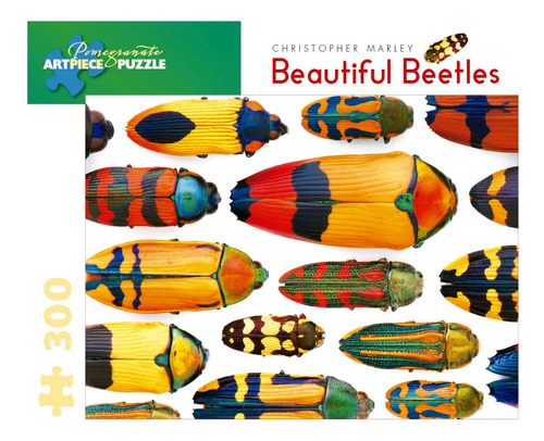 ROMPECABEZA POMEGRANATE MULTICOLOR CHRISTOPHER MARLEY BEAUTIFUL BEETLES 300 PIEZAS - 1