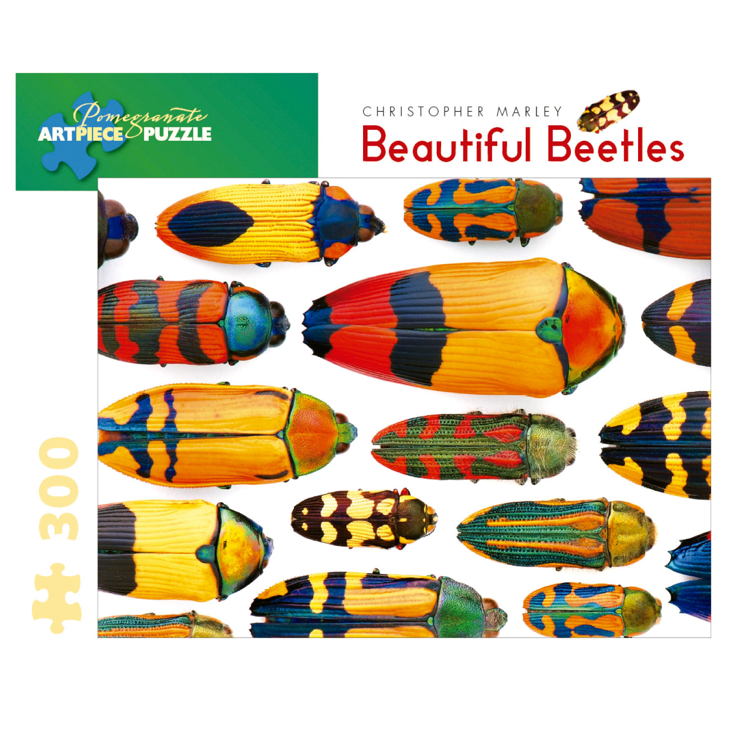 ROMPECABEZA POMEGRANATE MULTICOLOR CHRISTOPHER MARLEY BEAUTIFUL BEETLES 300 PIEZAS - 2
