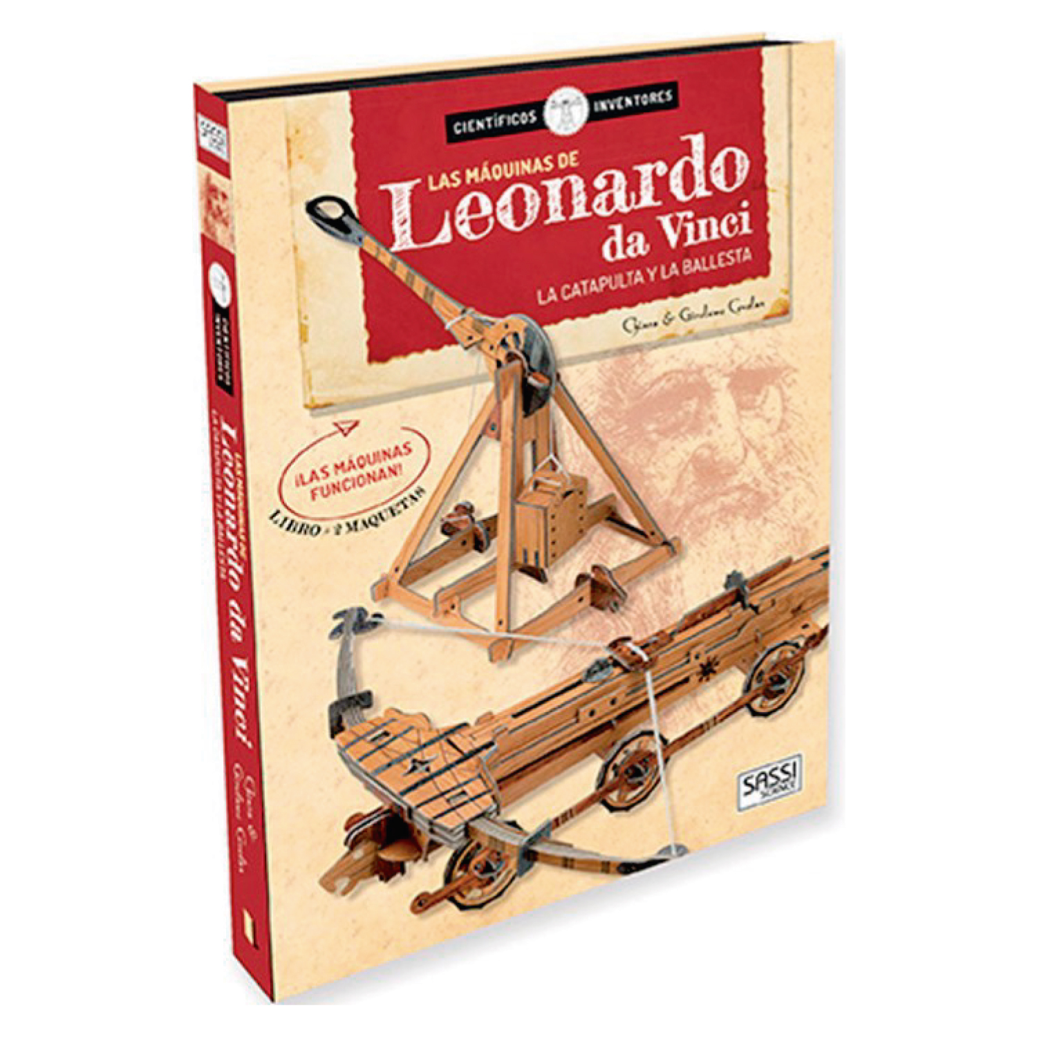 LIBRO MAS MAQUETA LAS MAQUINAS DE LEONARDO DA VINCI - COVALAN, C. - 1