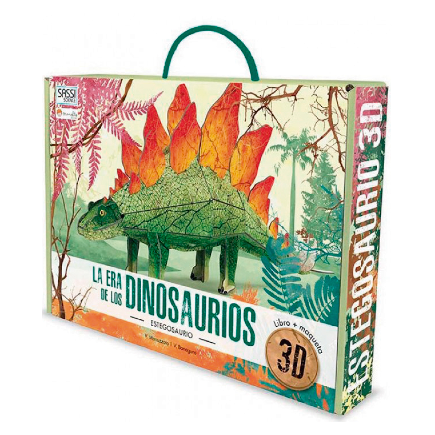 LIBRO MAS MAQUETA LA ERA DE LOS DINOSAURIOS. ESTEGOSAURIO - BONAGURO, V. - 2