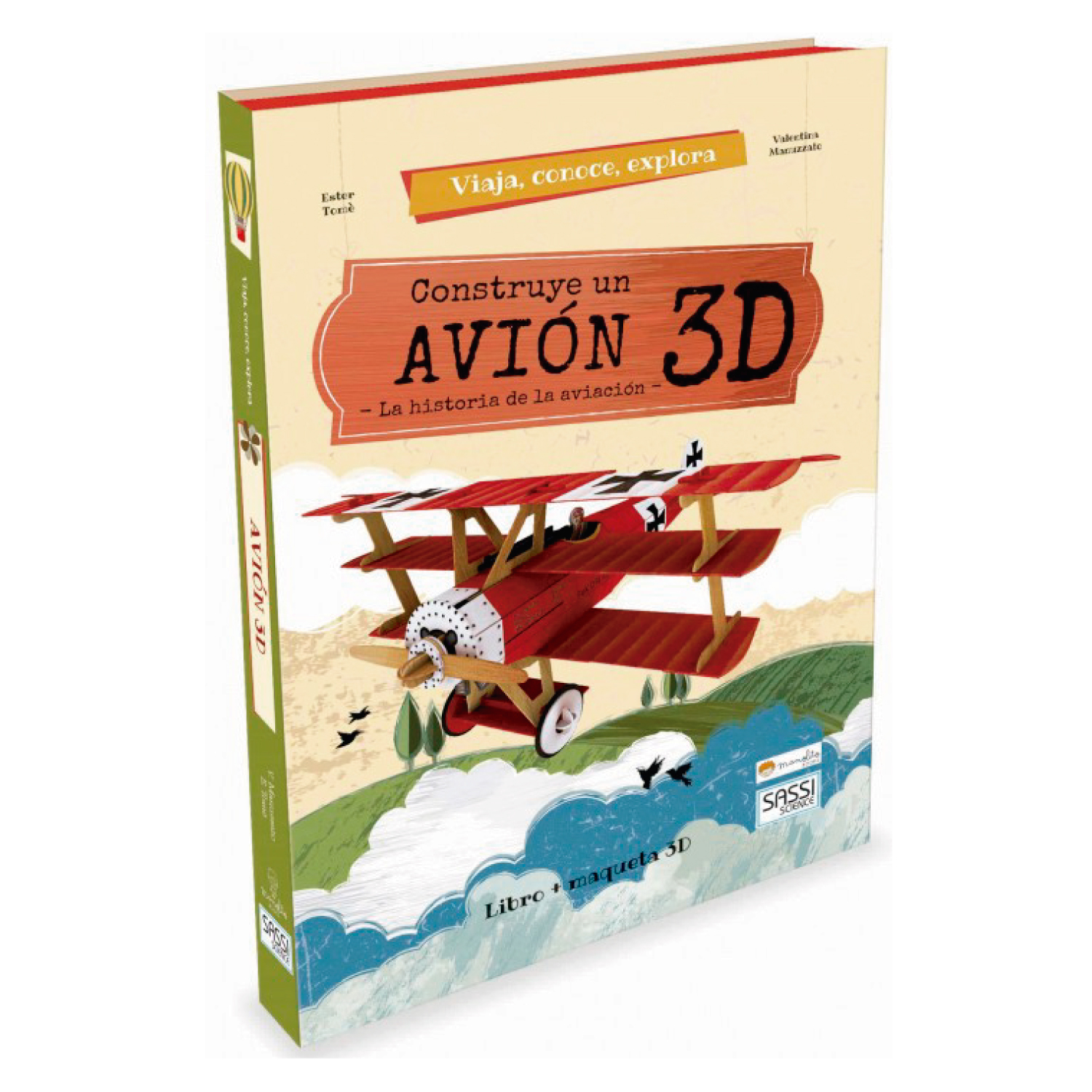 LIBRO MAS MAQUETA CONSTRUYE EL AVION 3D - TOMÈ, E. - 1