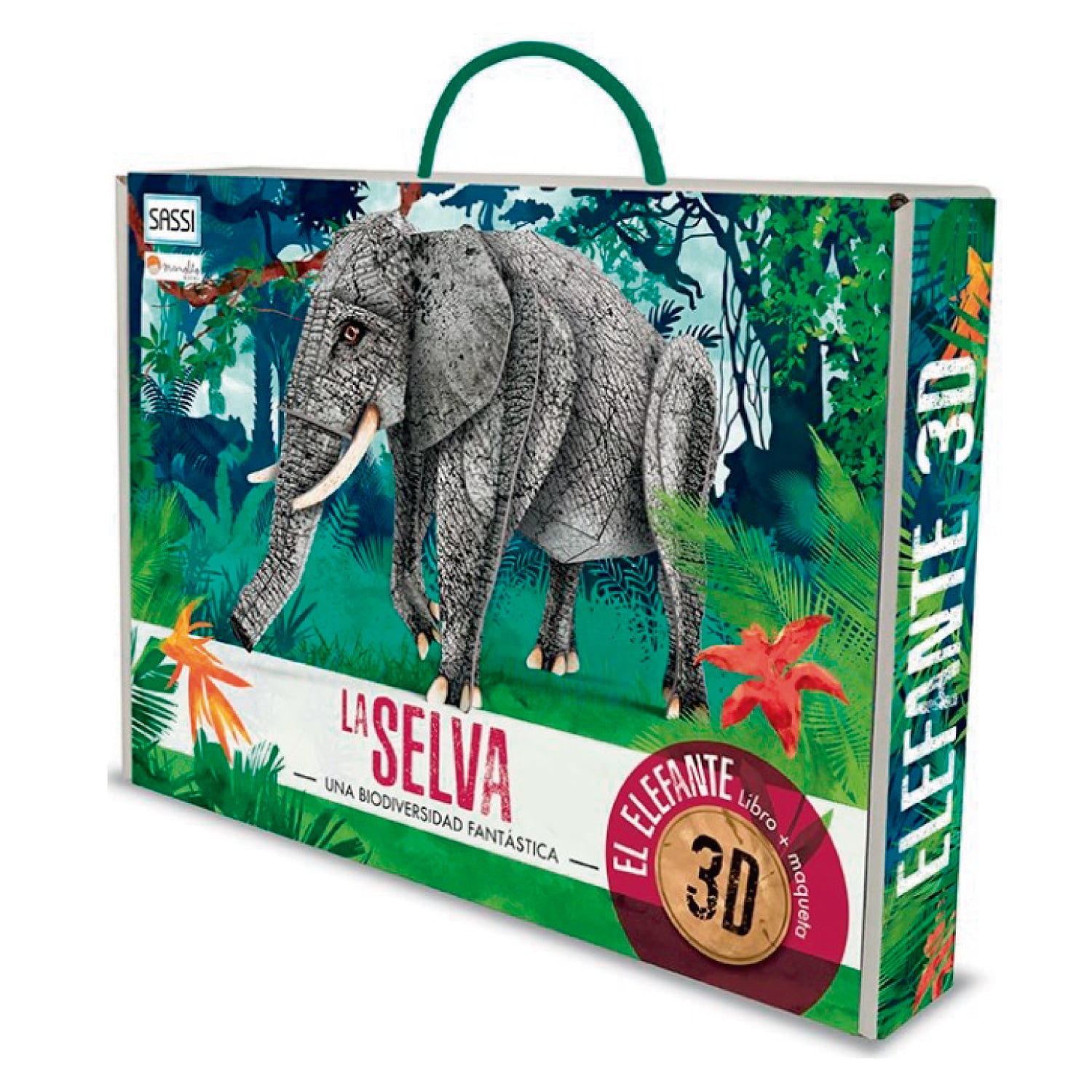 LIBRO MAS MAQUETA LA SELVA, ELEFANTE 3D - TOMÈ, E. - 1
