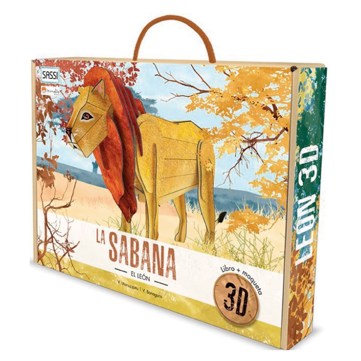 LIBRO MAS MAQUETA LA SABANA LEON 3D - BONAGURO, V. - 1
