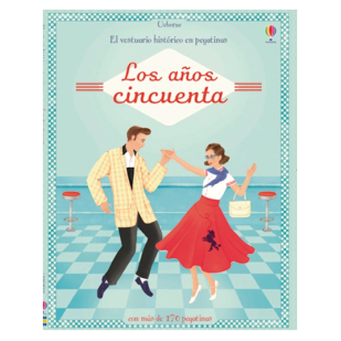 LOS AÑOS CINCUENTA, VESTUARIO HISTORICO EN PEGATINAS - 1