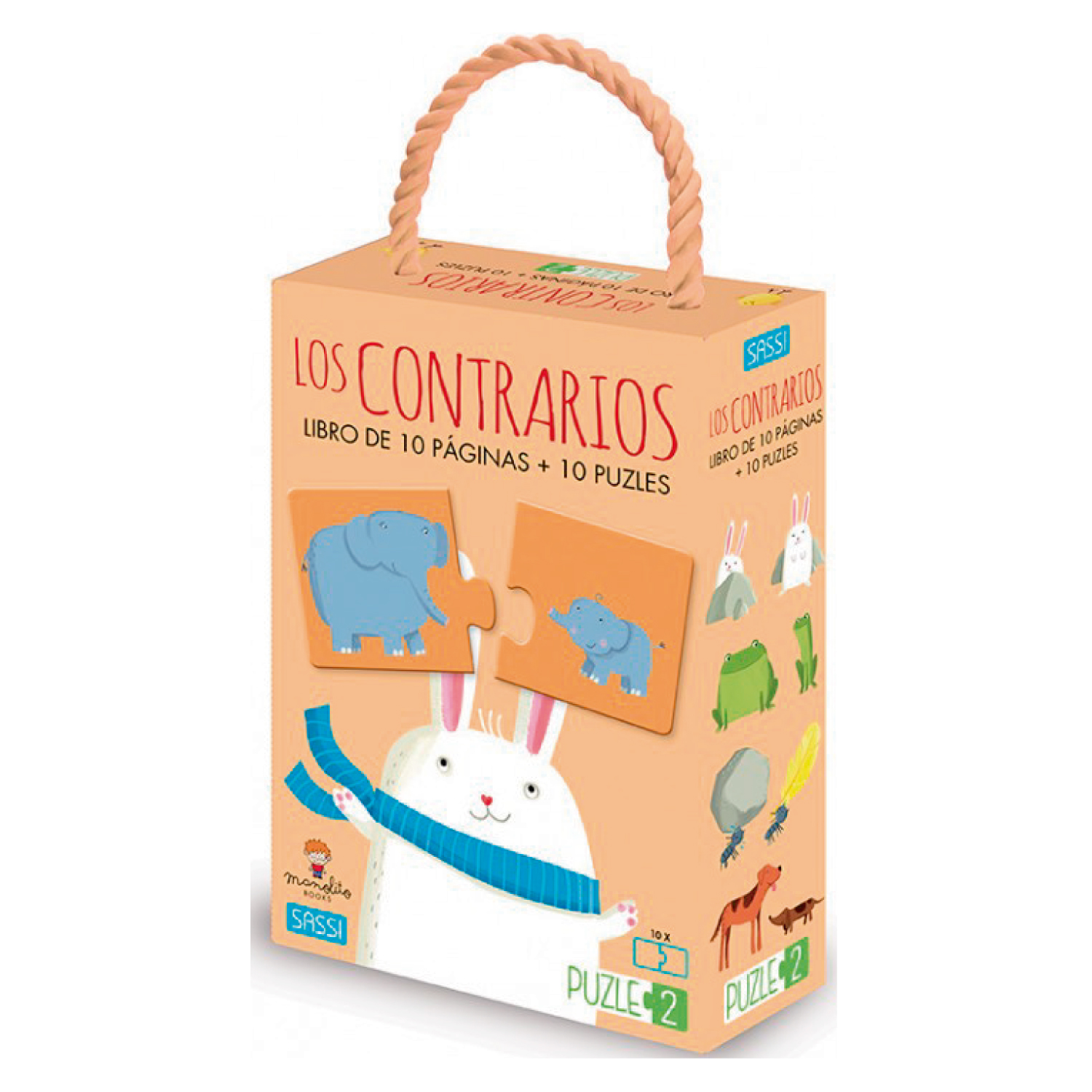 LIBRO Y PUZZLE LOS CONTRARIOS - GAULE, M. - 1