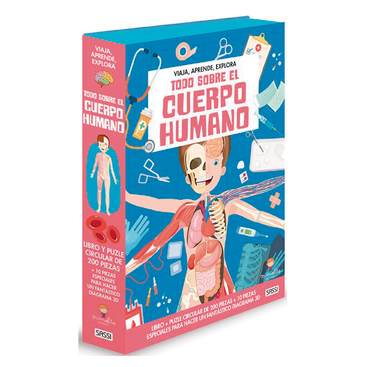 LIBRO Y PUZZLE TODO SOBRE EL CUERPO HUMANO - TOMÈ, E. - 1