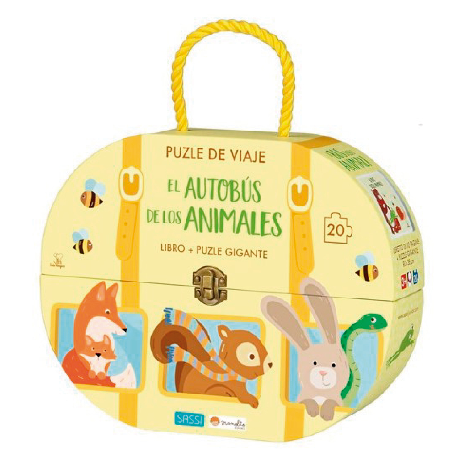 LIBRO Y PUZZLE EL AUTOBUS DE LOS ANIMALES - TOMÈ, E. - 1