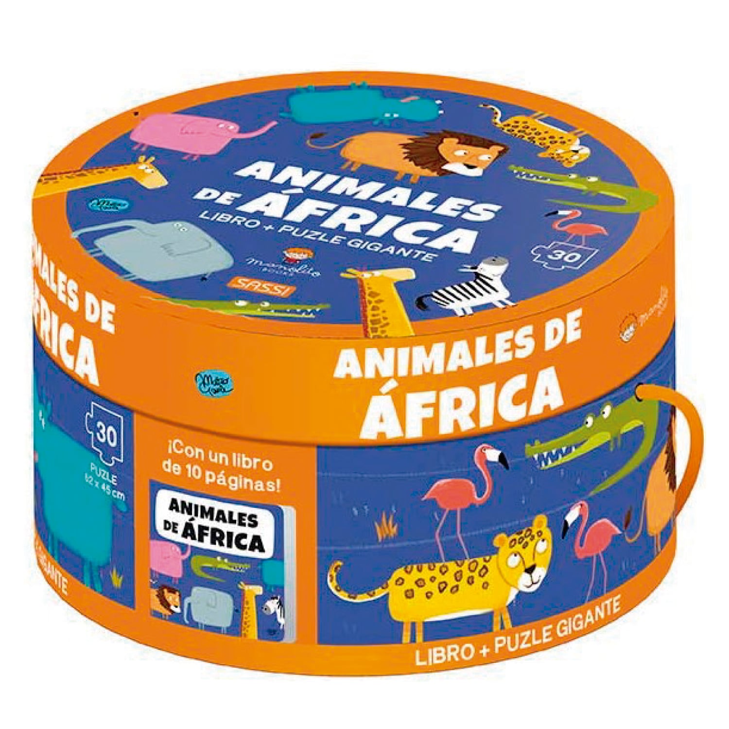 LIBRO Y PUZZLE LOS ANIMALES DE ÁFRICA - GAULE, M. - 2