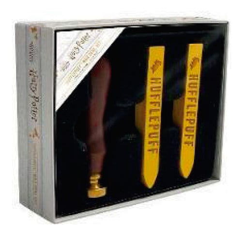 LIBRO HARRY POTTER HUFFLEPUFF WAX SEAL SET INSIGHT EDITIONS - 1