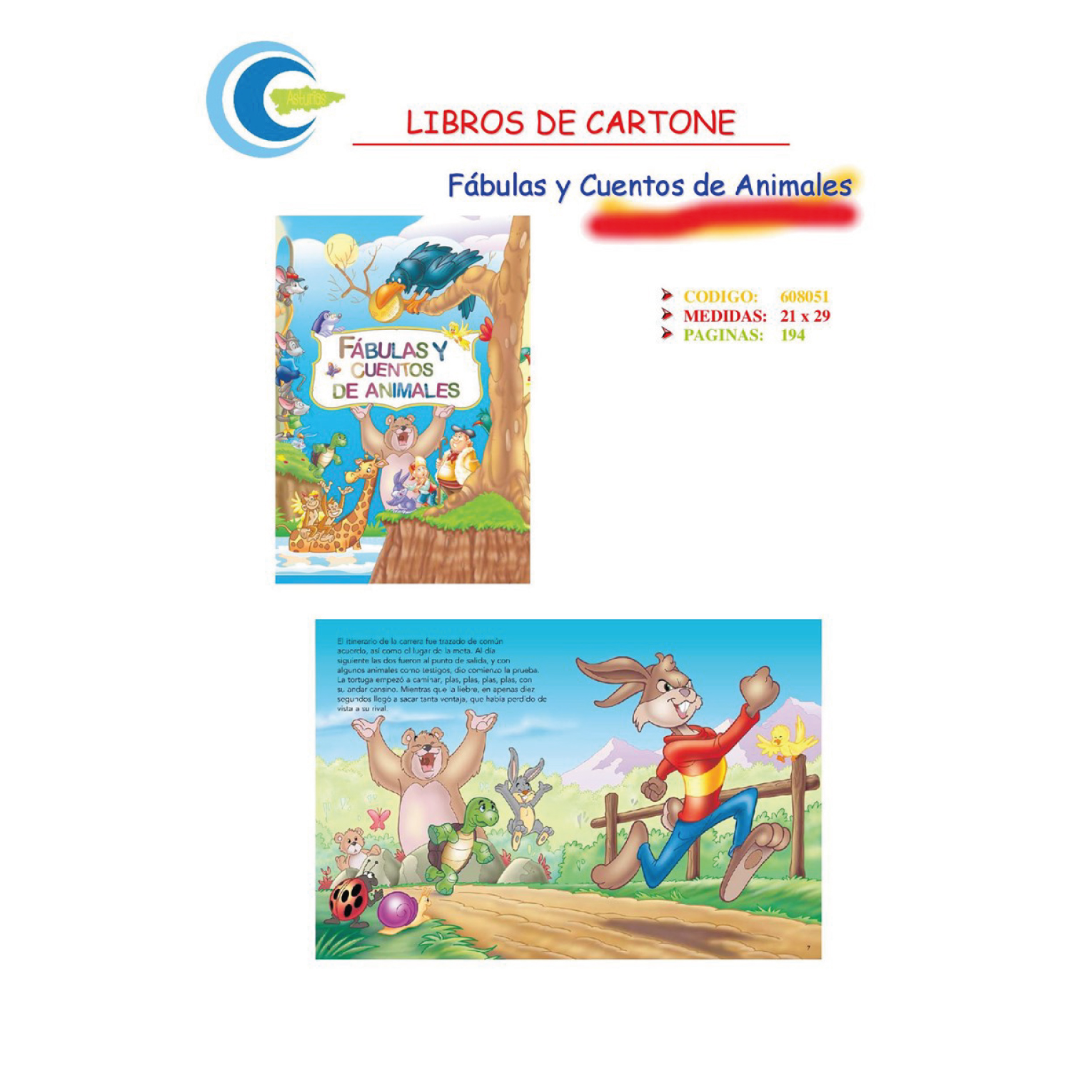 LIBRO FABULAS Y CUENTOS DE ANIMALES - VARIOS AUTORES - 1