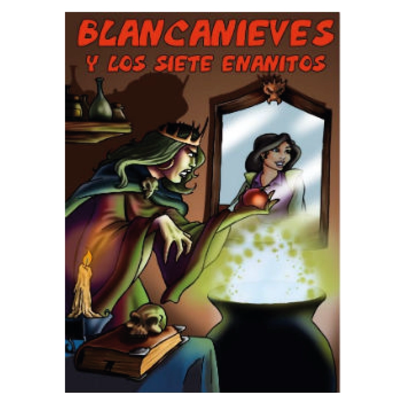 EN COLOR BLANCONIEVES Y LOS SIETE ENANITOS - 1