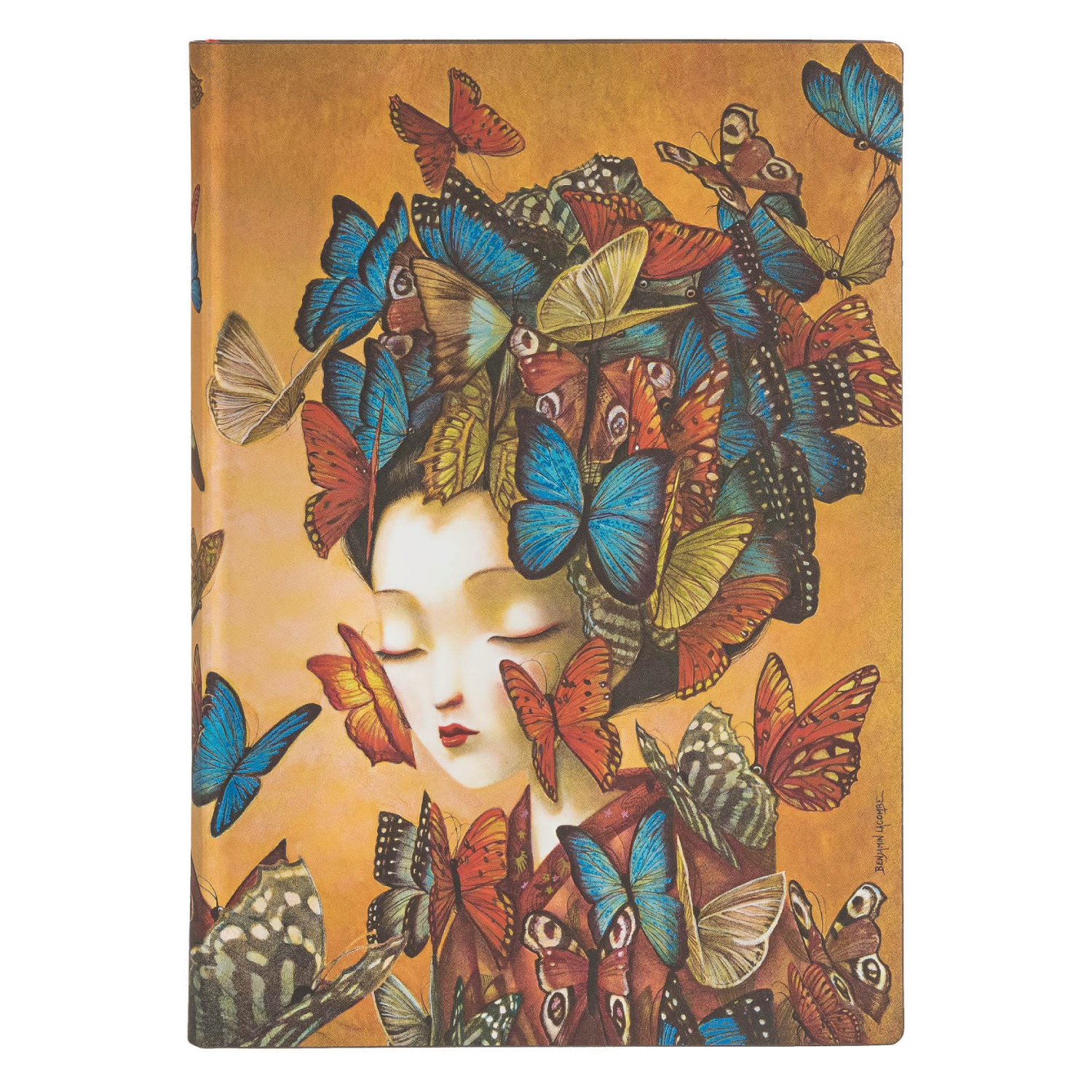 LIBRETA PAPERBLANKS TAPA FLEXIBLE MADAME BUTTERFLY MIDI - 1