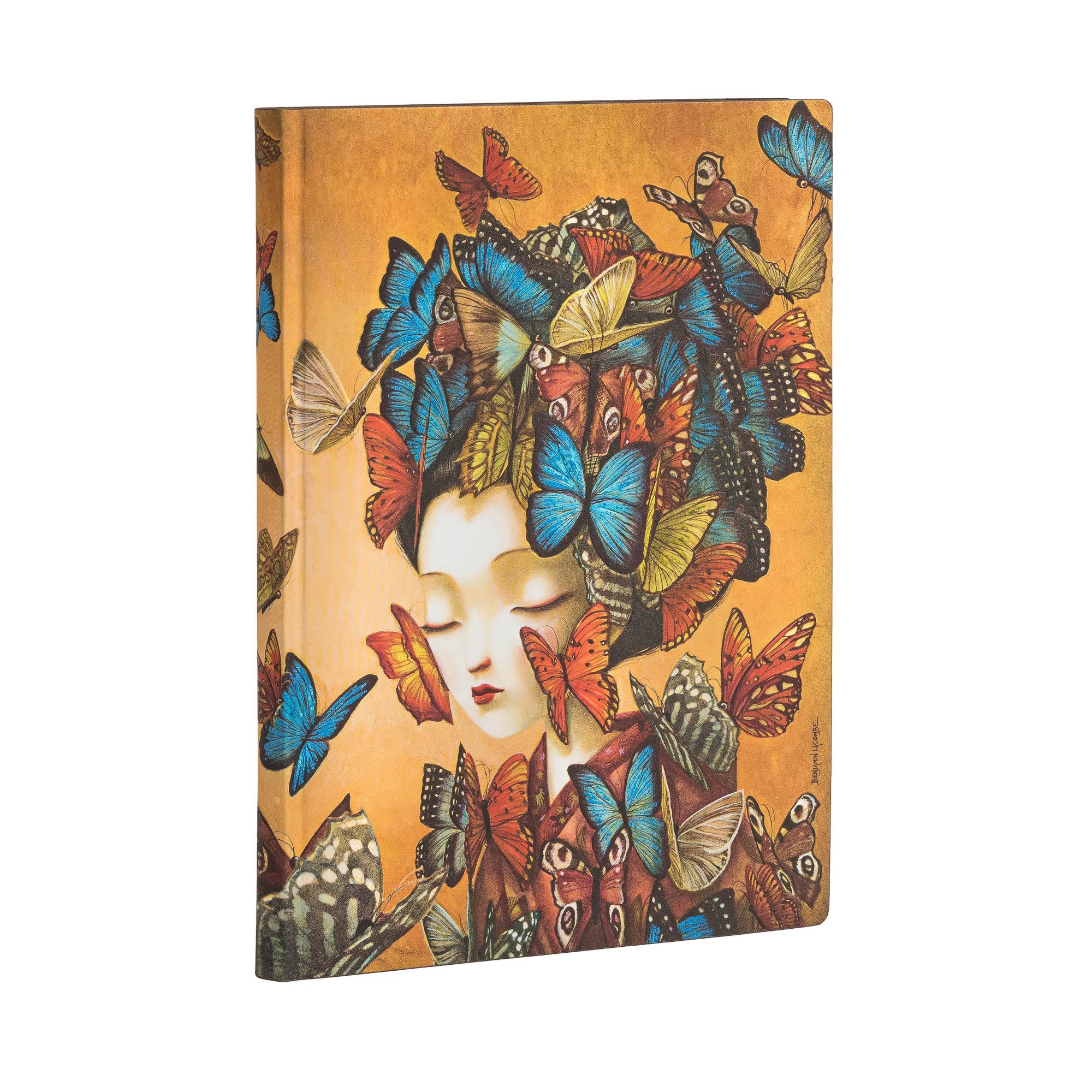 LIBRETA PAPERBLANKS TAPA FLEXIBLE MADAME BUTTERFLY MIDI - 4
