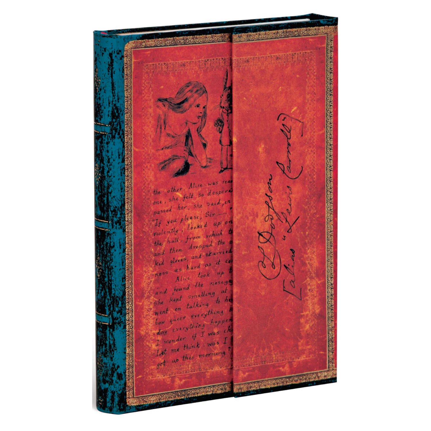 LIBRETA LEWIS CARROLL, ALICE IN WONDERLAND MINI TAPA DURA PAPERBLANKS - 2