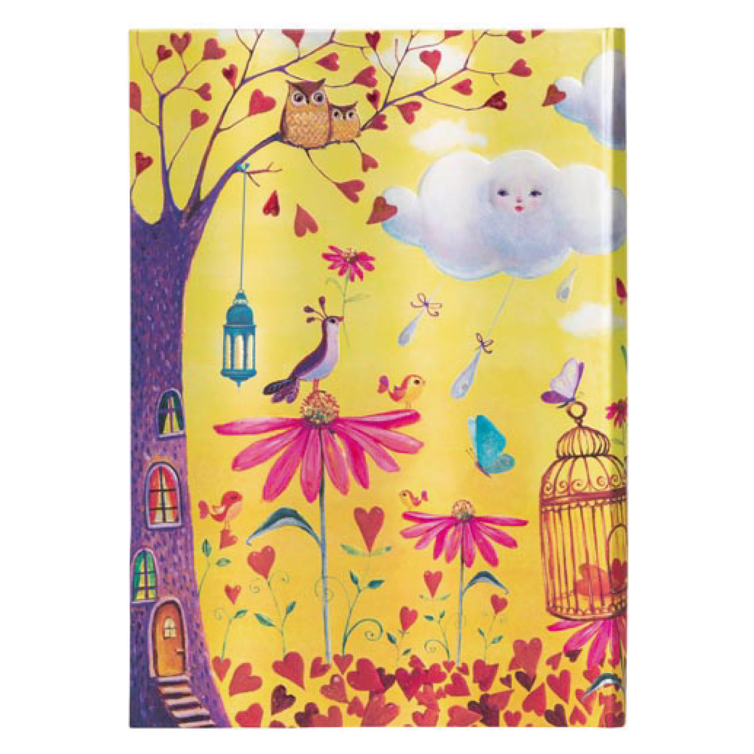 LIBRETA FALL FOLIAGE MIDI TAPA DURA PAPERBLANKS - 4