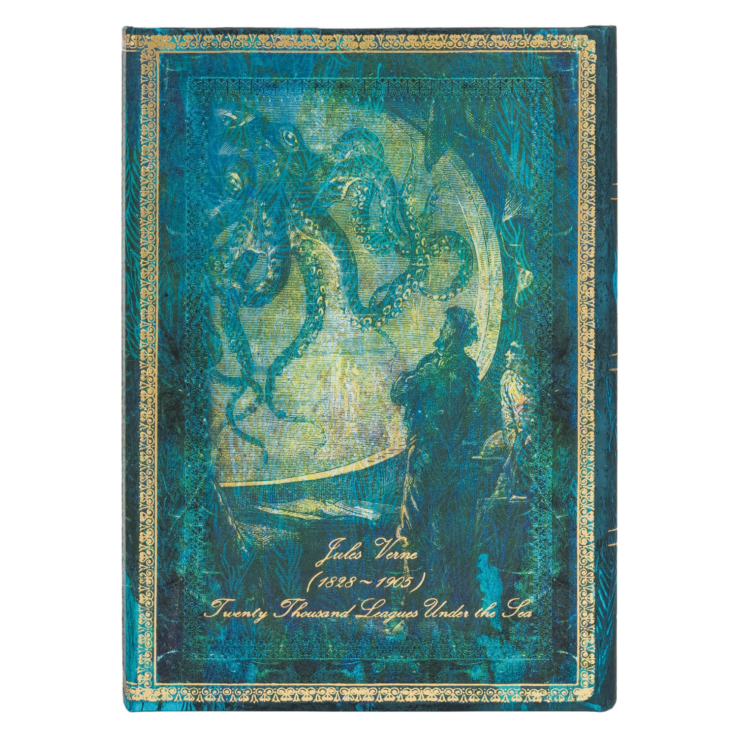 LIBRETA VERNE, TWENTY THOUSAND LEAGUES MIDI TAPA DURA PAPERBLANKS - 4