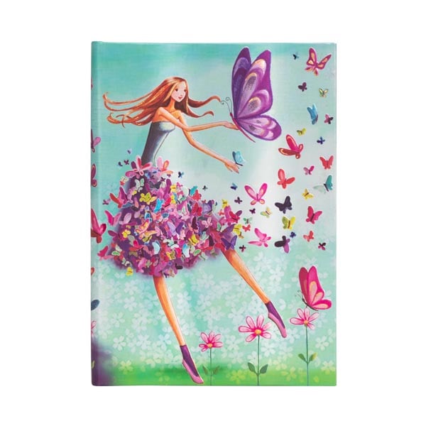LIBRETA SUMMER BUTTERFLIES MIDI TAPA DURA PAPERBLANKS - 1