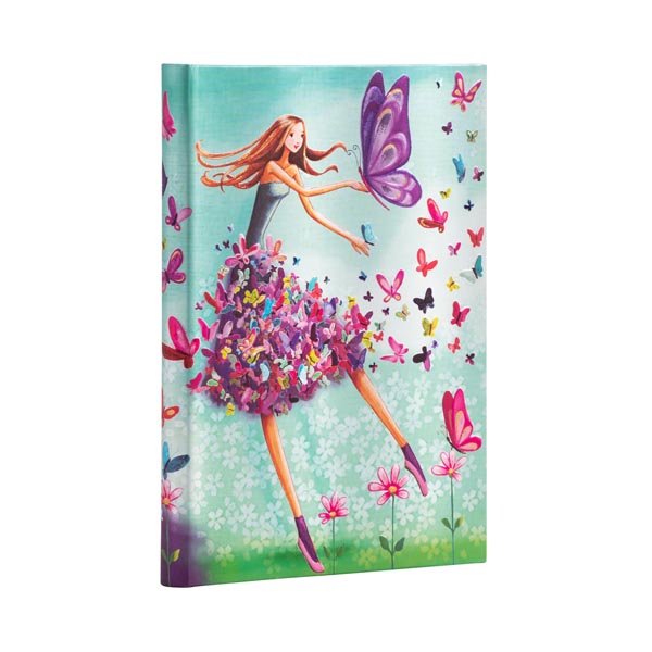 LIBRETA SUMMER BUTTERFLIES MIDI TAPA DURA PAPERBLANKS - 2